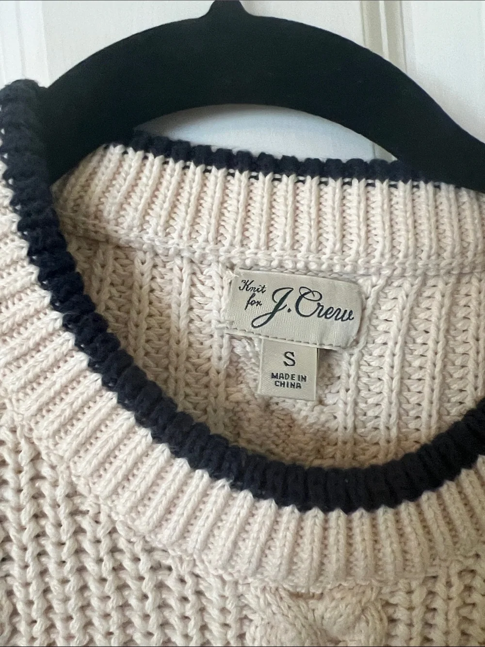 J. Crew Chunky Knit Striped Sweater